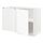 METOD - 轉角底櫃附層板, 白色 Enköping/白色 木紋 | IKEA 線上購物 - PE855908_S1