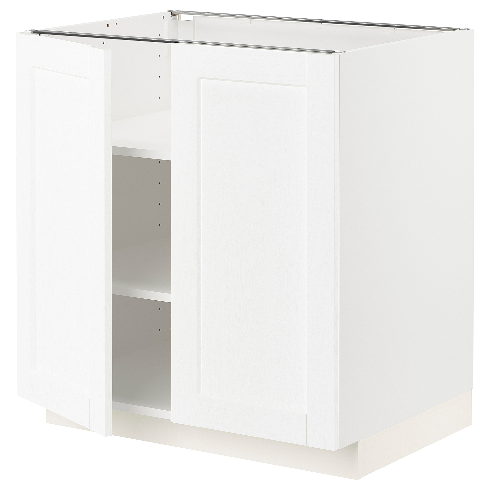 METOD base cabinet with shelves/2 doors