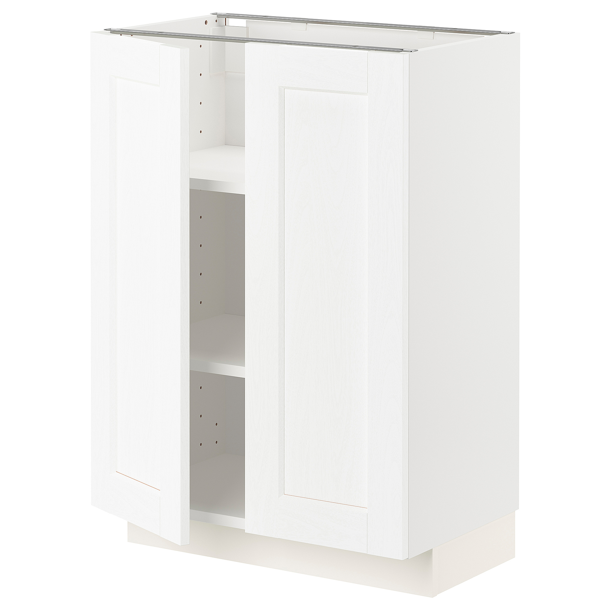 METOD base cabinet with shelves/2 doors