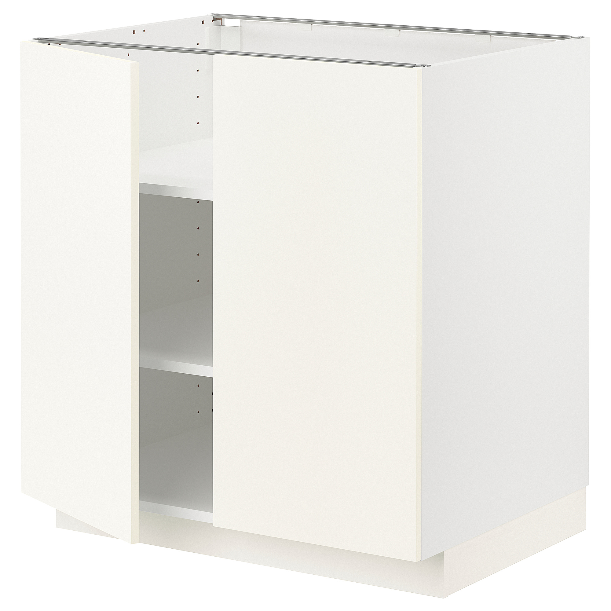 METOD base cabinet with shelves/2 doors