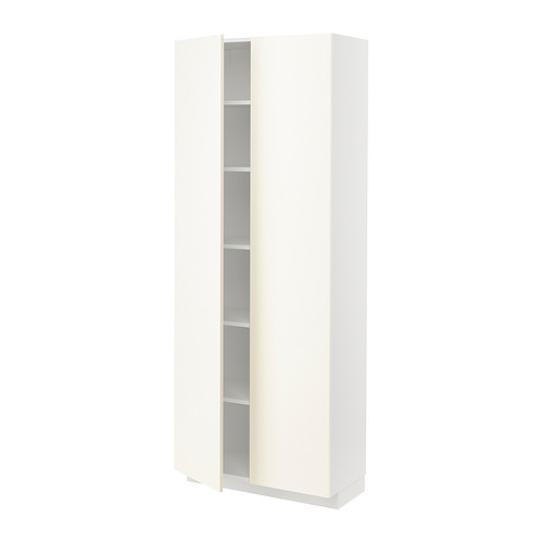 METOD high cabinet with shelves