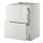 METOD/MAXIMERA - base cab f hob/2 fronts/3 drawers, white/Ringhult white | IKEA Taiwan Online - PE412364_S1