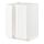 METOD - base cabinet for sink + 2 doors, white Enköping/white wood effect | IKEA Taiwan Online - PE855797_S1