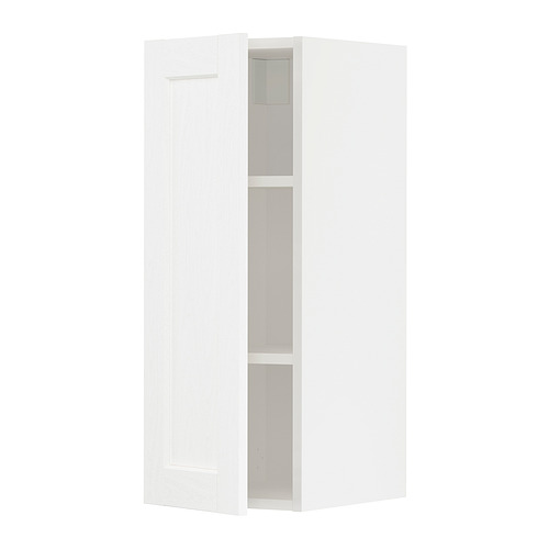 METOD wall cabinet with shelves