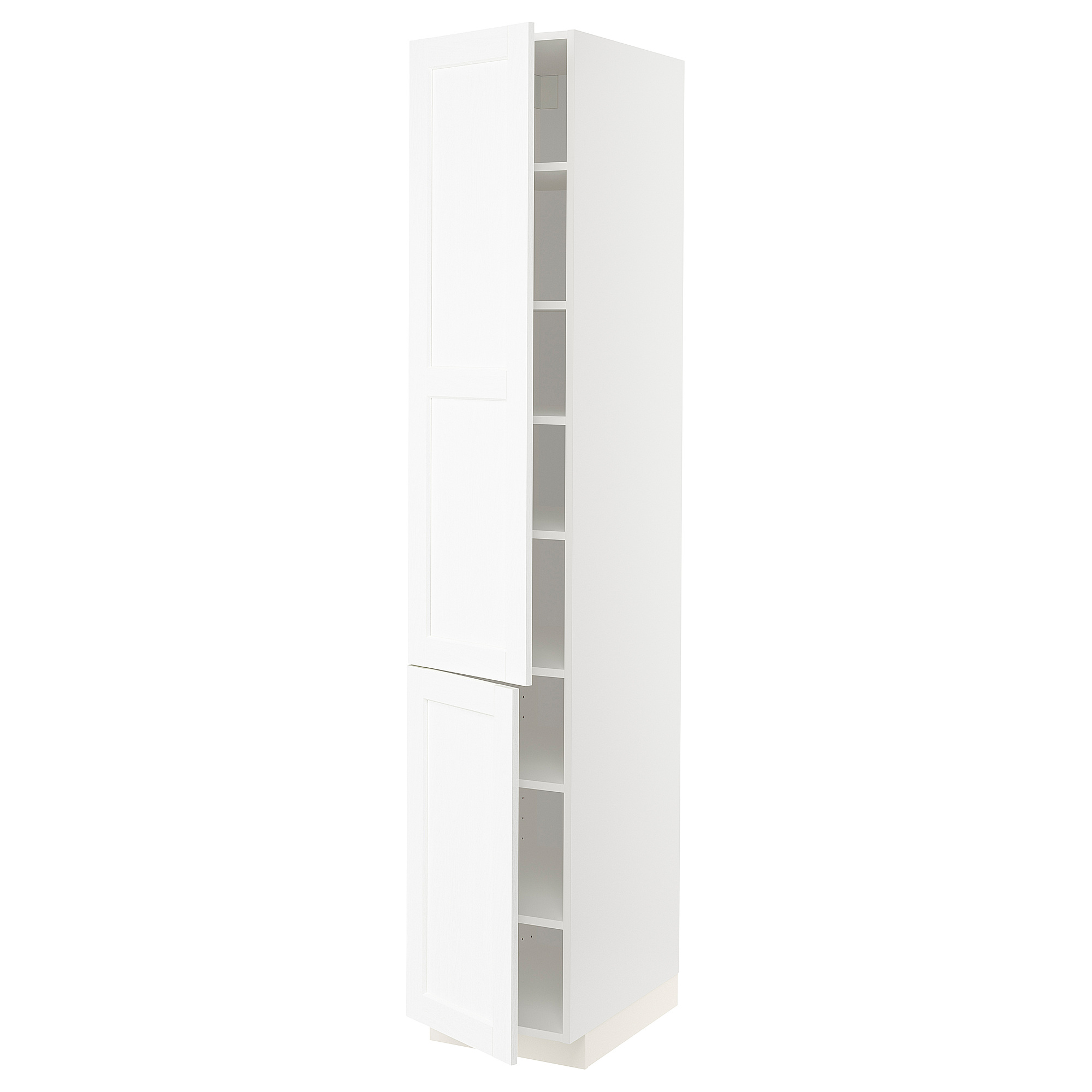 METOD high cabinet with shelves/2 doors