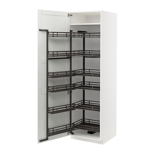 METOD high cabinet with pull-out larder