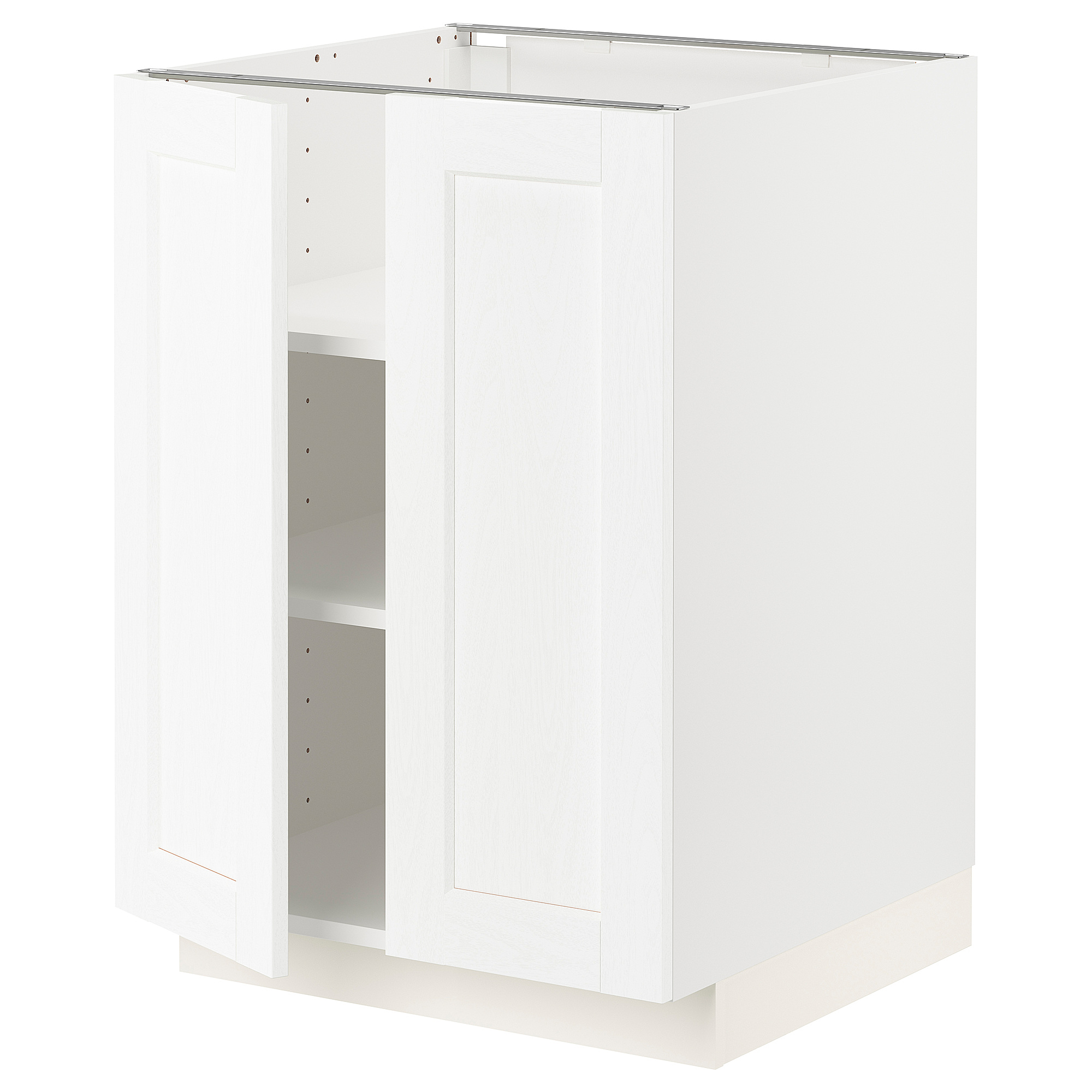 METOD base cabinet with shelves/2 doors