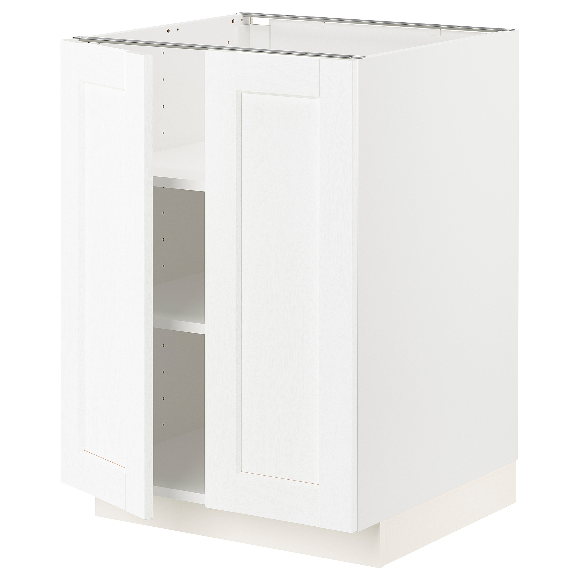 METOD base cabinet with shelves/2 doors