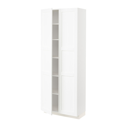 METOD high cabinet with shelves