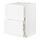 METOD/MAXIMERA - base cab f sink+2 fronts/2 drawers, white Enköping/white wood effect | IKEA Taiwan Online - PE855822_S1