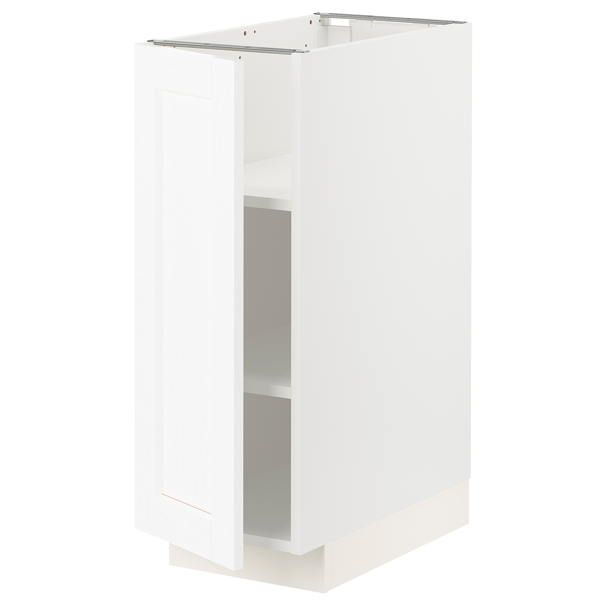 METOD base cabinet with shelves