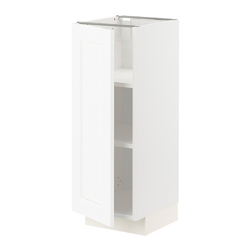 METOD base cabinet with shelves