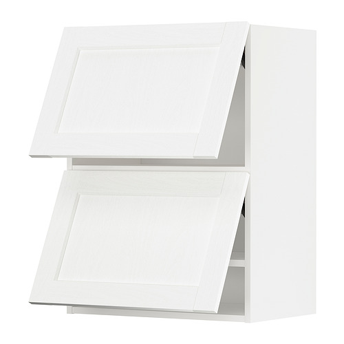 METOD - wall cabinet horizontal w 2 doors, white Enköping/white wood effect | IKEA Taiwan Online - PE855838_S4