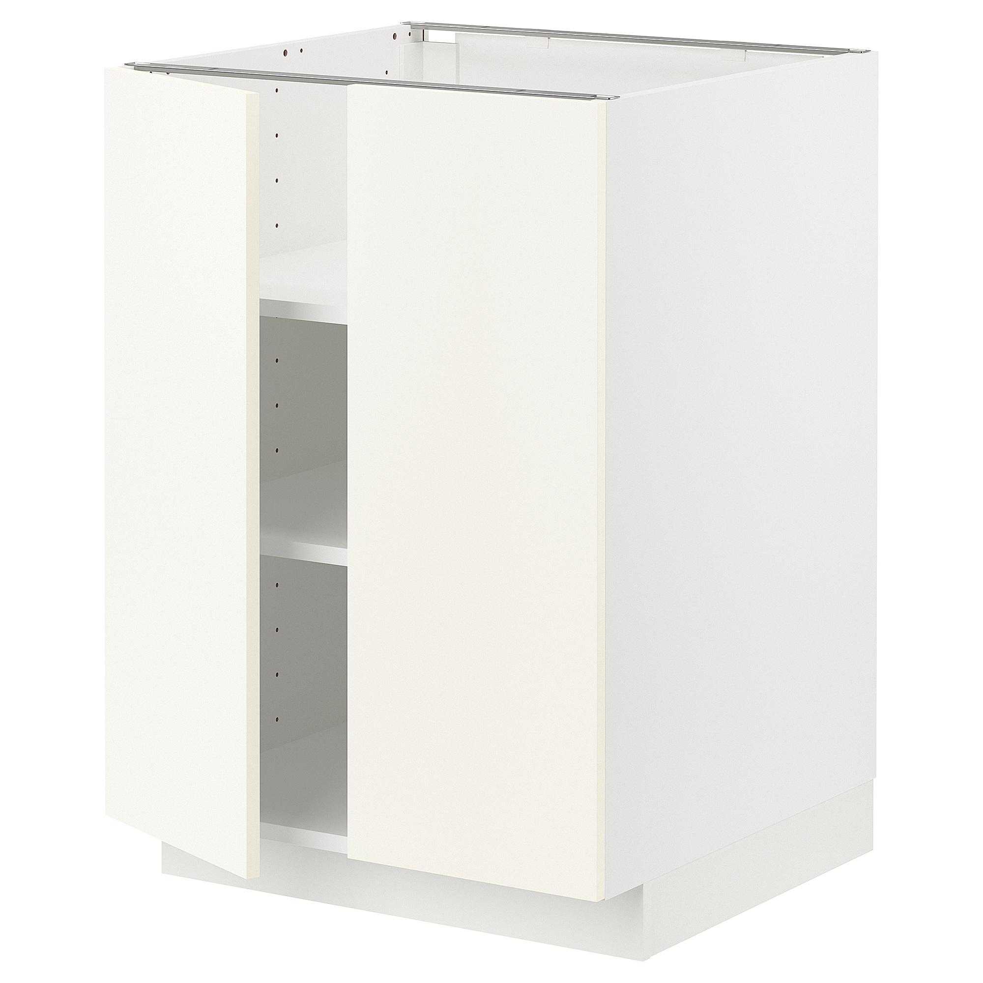 METOD base cabinet with shelves/2 doors