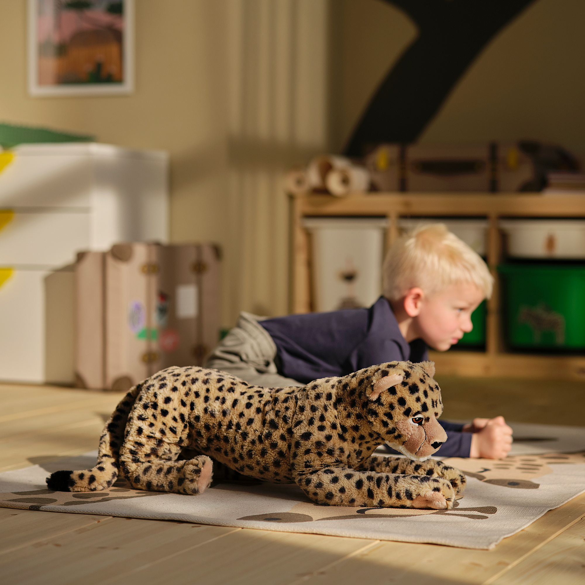 SANDLÖPARE soft toy
