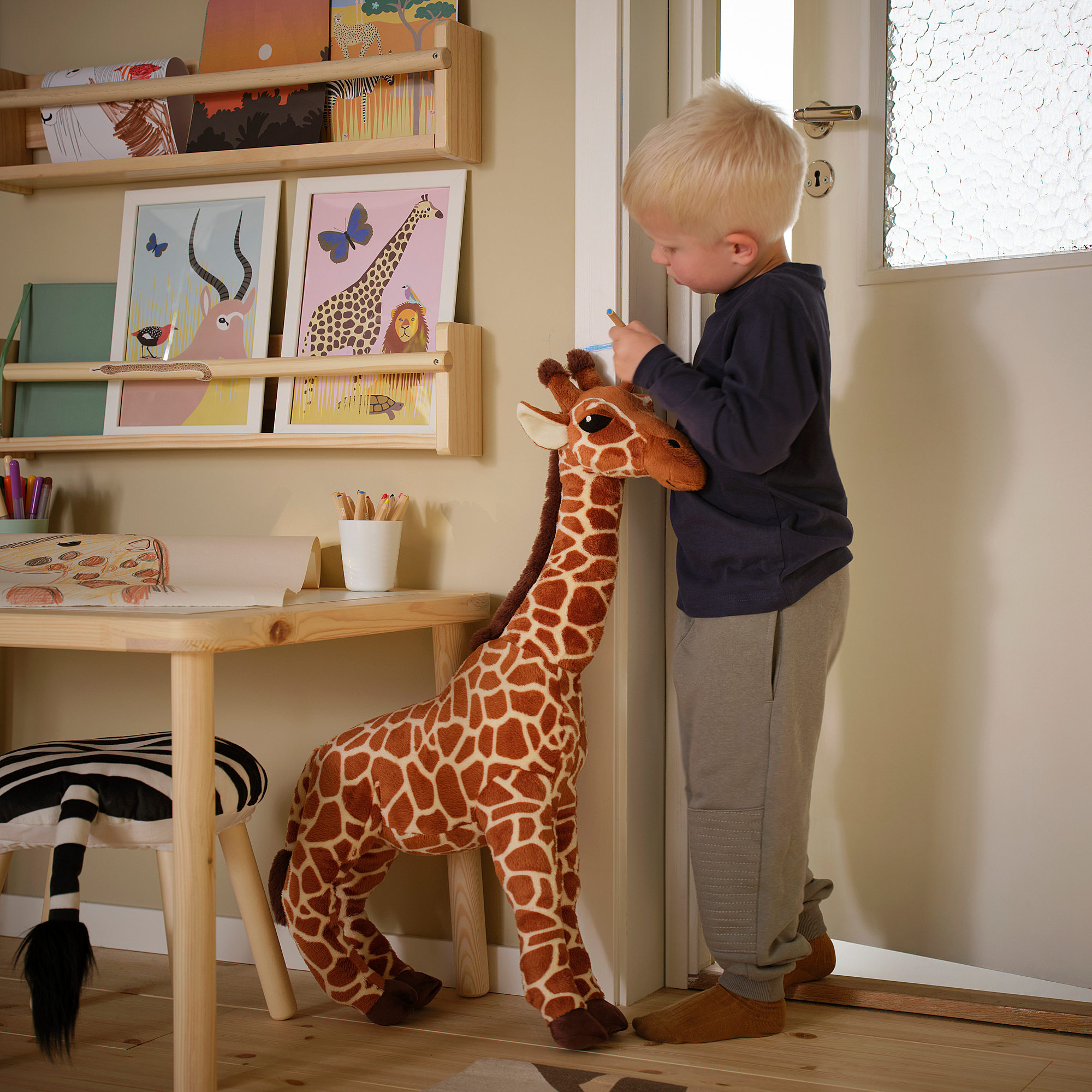 SANDLÖPARE soft toy