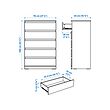 LILLBERGET chest of 5 drawers