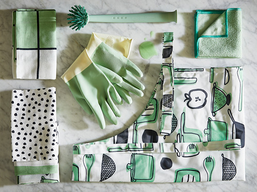 RINNIG - 清潔手套, 綠色 | IKEA 線上購物 - PE812075_S4