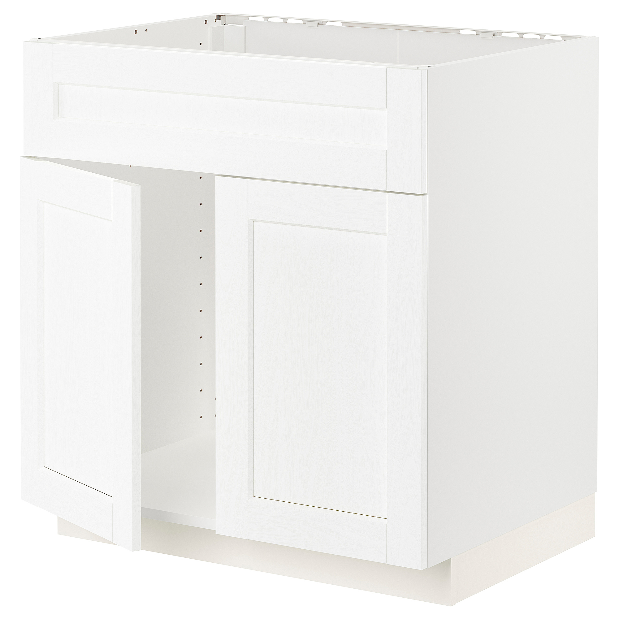 METOD base cabinet f sink w 2 doors/front