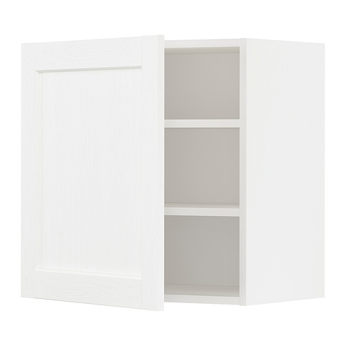 METOD wall cabinet with shelves