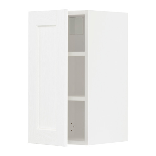 METOD wall cabinet with shelves