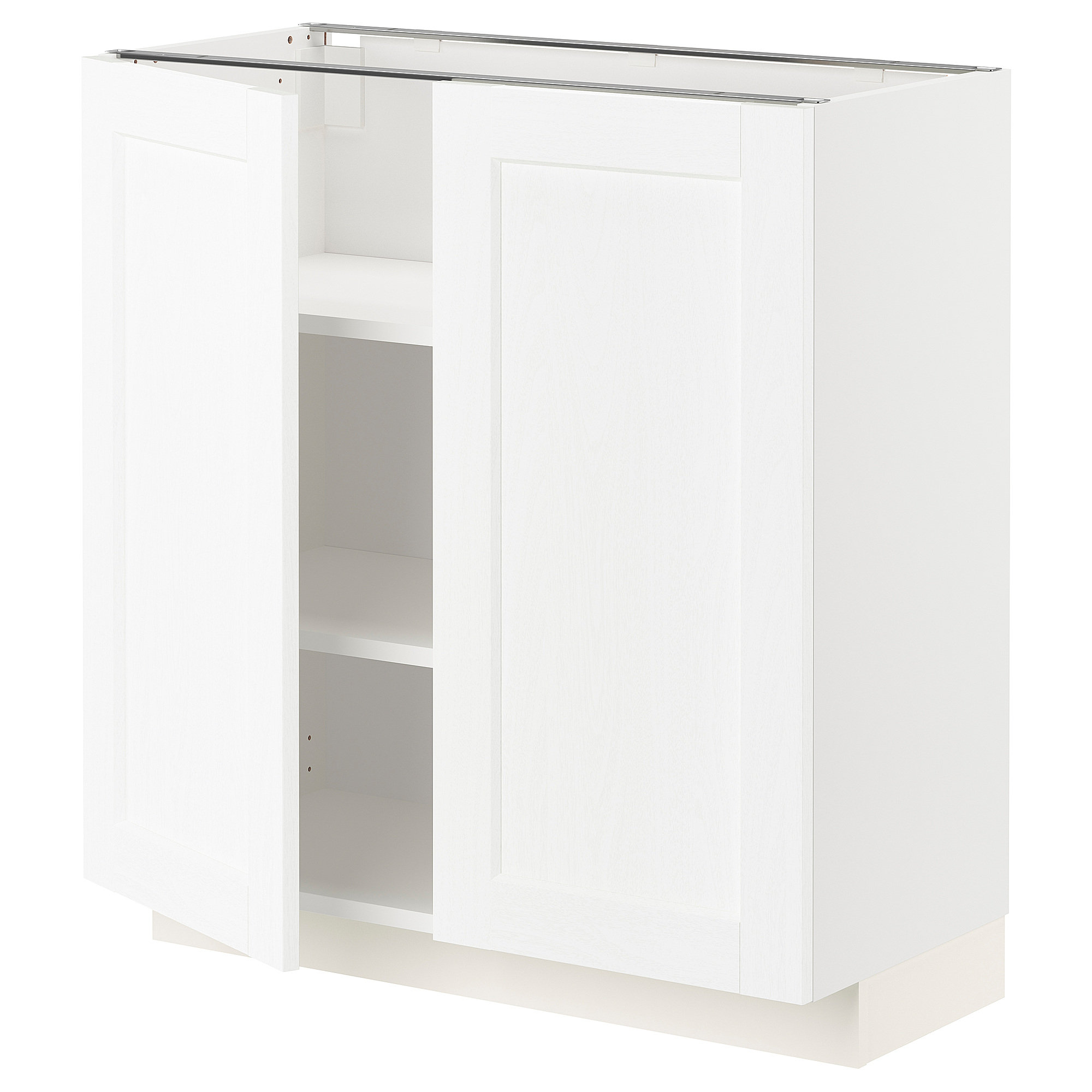 METOD base cabinet with shelves/2 doors