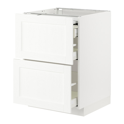 METOD/MAXIMERA - bc w pull-out work surface/3drw, white Enköping/white wood effect | IKEA Taiwan Online - PE855892_S4