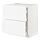 METOD/MAXIMERA - base cab f hob/2 fronts/3 drawers, white Enköping/white wood effect | IKEA Taiwan Online - PE855981_S1