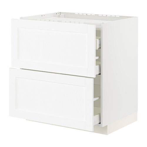 METOD/MAXIMERA base cab f hob/2 fronts/3 drawers