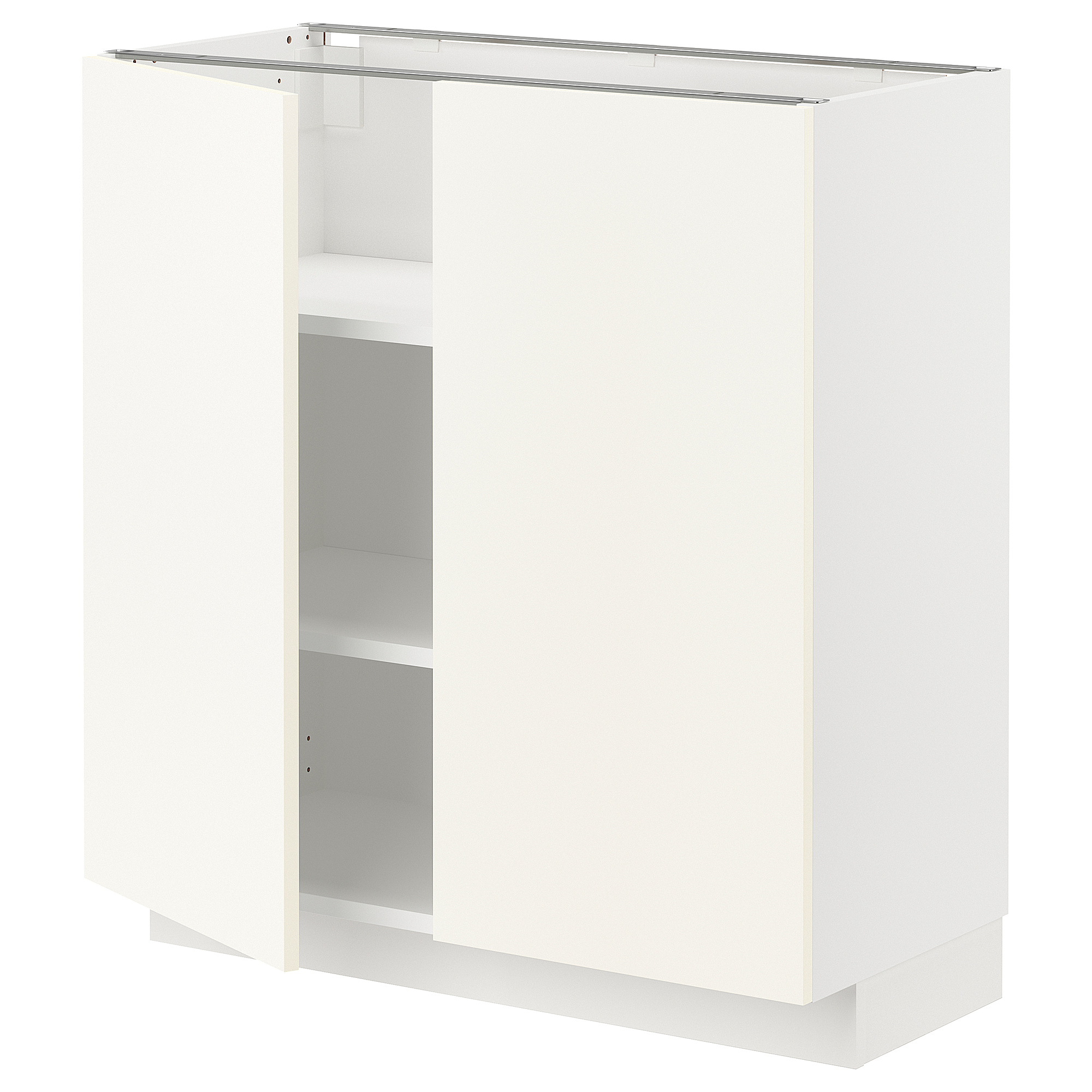 METOD base cabinet with shelves/2 doors