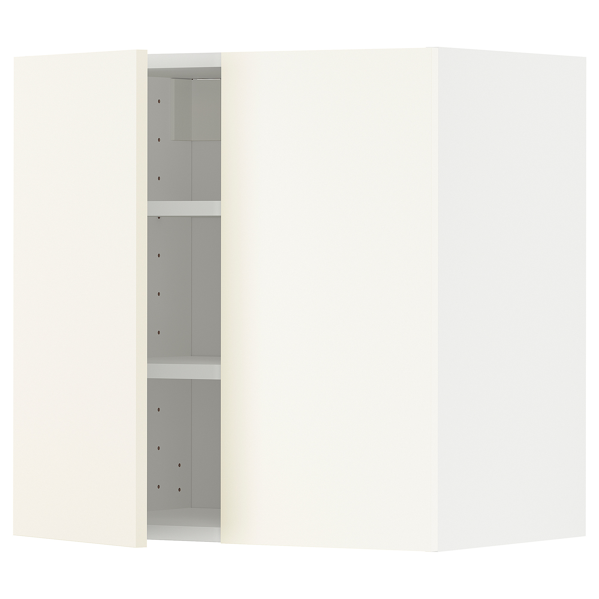 METOD wall cabinet with shelves/2 doors