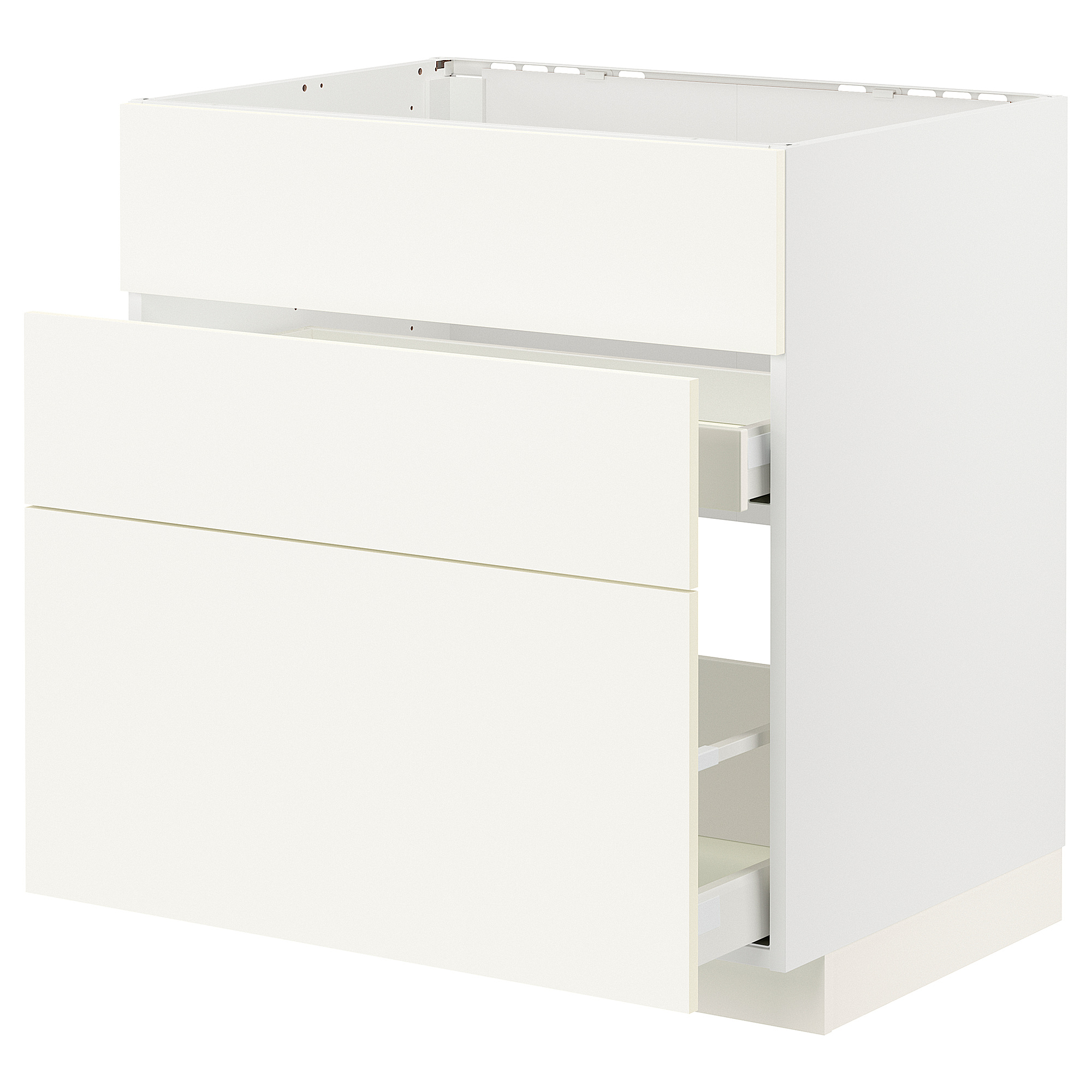 METOD/MAXIMERA base cab f sink+3 fronts/2 drawers