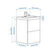ENHET/TVÄLLEN wash-stnd w drawers/wash-basin/tap