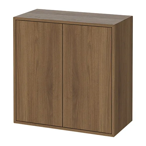 EKET - 收納櫃附2門板/1層板, 棕色 胡桃木紋, 70x35x70 公分 | IKEA 線上購物 - PE960035_S4
