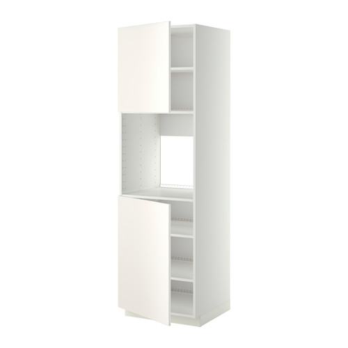 METOD - high cab f oven w 2 doors/shelves, white/Veddinge white | IKEA Taiwan Online - PE408807_S4