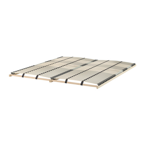 MALM - 雙人床框,染白橡木, 附LÖNSET床底板條 | IKEA 線上購物 - PE553510_S4