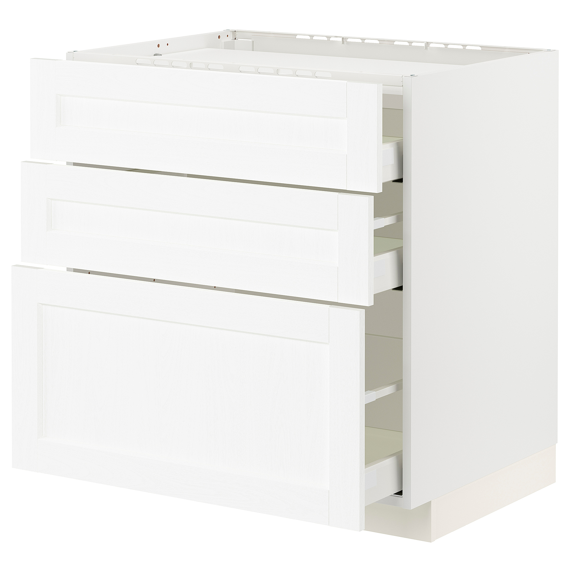 METOD/MAXIMERA base cab f hob/3 fronts/3 drawers