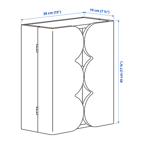 OMMJÄNGE 收納櫃附2門板/1層板