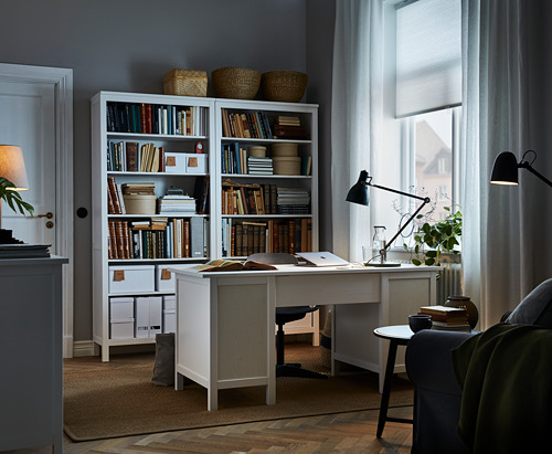 HEMNES - 書桌/工作桌, 染白色 | IKEA 線上購物 - PH171476_S4