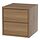 EKET - cabinet with 2 drawers, brown/walnut effect, 35x35x35 cm | IKEA Taiwan Online - PE960066_S1
