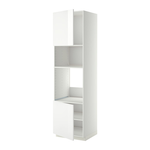 METOD - hi cb f oven/micro w 2 drs/shelves, white/Ringhult white | IKEA Taiwan Online - PE409094_S4