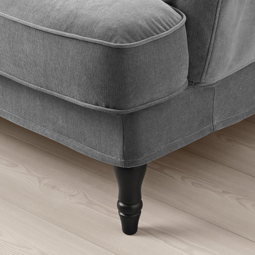 STOCKSUND - 三人座沙發, Ljungen 灰色/黑色/木材 | IKEA 線上購物 - PE756490_S4