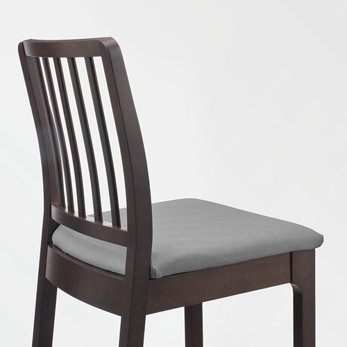 EKEDALEN - 吧台椅附靠背, 深棕色/Orrsta 淺灰色 | IKEA 線上購物 - PE720433_S4