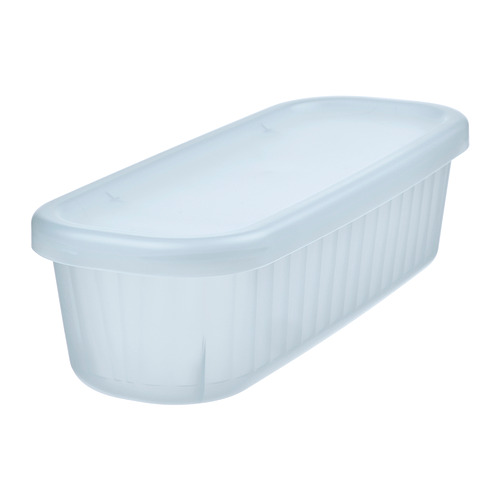 RYKTA storage box with lid