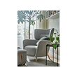 OSKARSHAMN wing chair with footstool