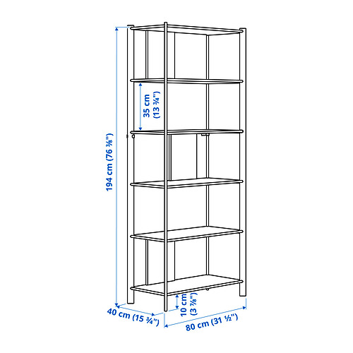 JÄTTESTA shelving unit