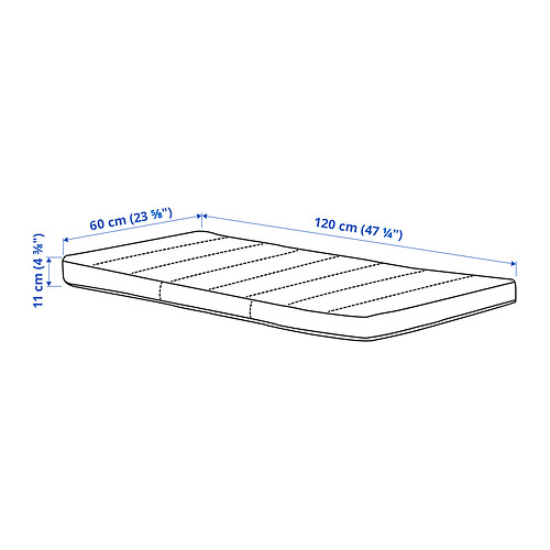 DRÖMMANDE 嬰兒床筒彈簧床墊