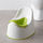LOCKIG - children's potty, white/green | IKEA Taiwan Online - PE611749_S1