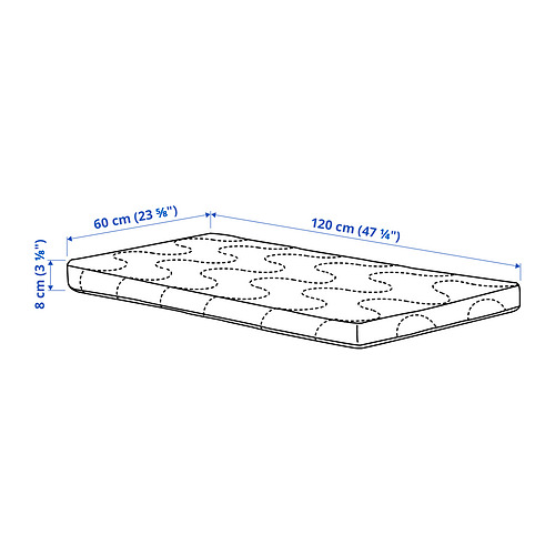 SKÖNAST 嬰兒床用泡棉床墊