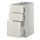 METOD - base cabinet with 3 drawers, white Förvara/Veddinge white | IKEA Taiwan Online - PE409367_S1